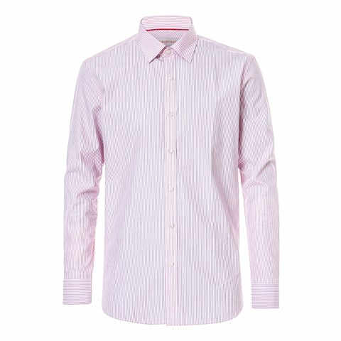 粉色条纹正装衬衫