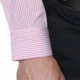 Pink striped formal shirt